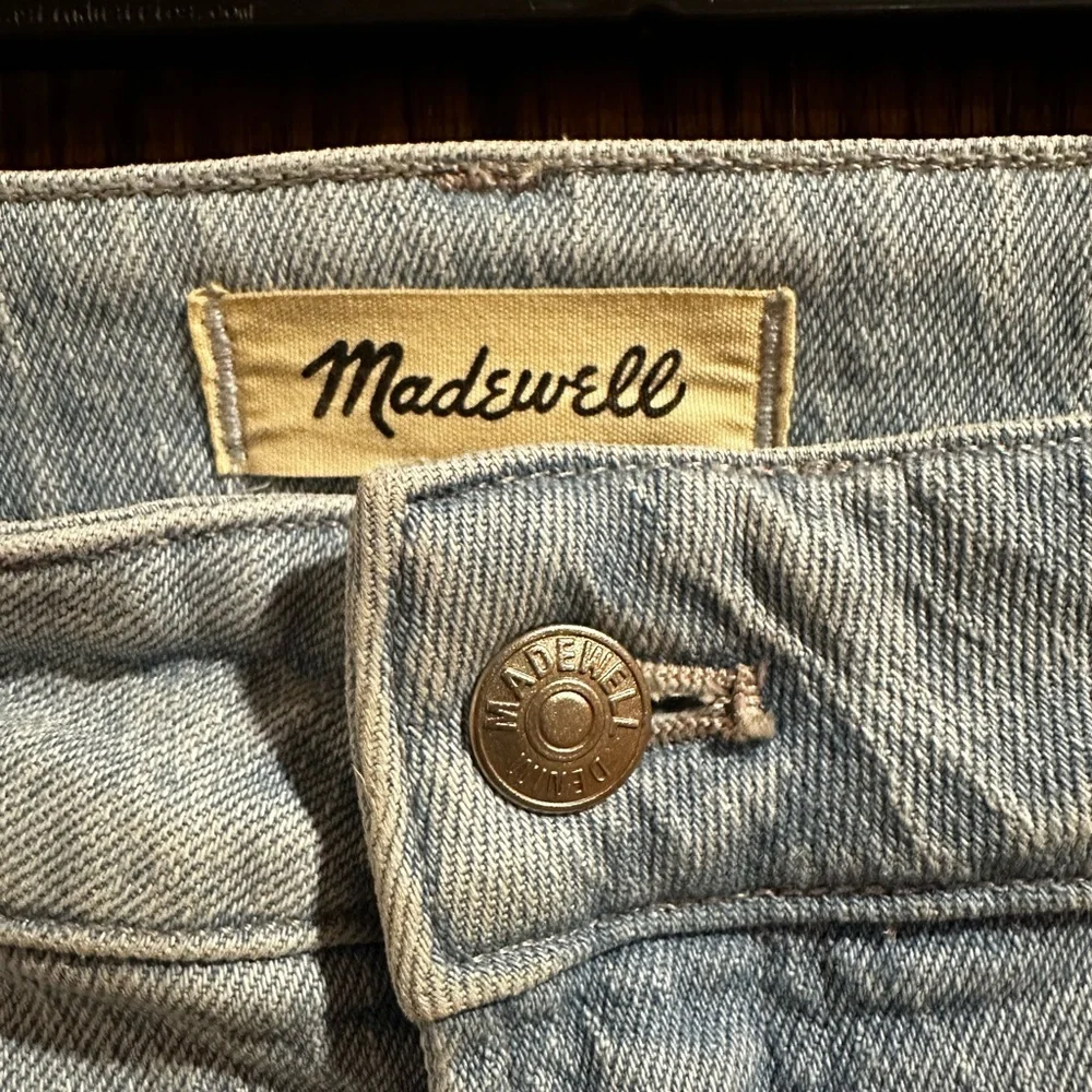 Madewell Women’s The Perfect Vintage Wide Leg Crop Jeans Size 14W (gently used) - Picture 5 of 11